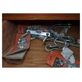 Assorted Hardware - Cable Clamps, Eye Bolts, Jig Saw Assorted Hardware - Cable Clamps, Eye Bolts, Jig Saw
