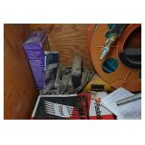 Assorted Hardware - Air Hose, Torch, Resin Dye, Fasteners Assorted Hardware - Air Hose, Torch, Resin Dye, Fasteners