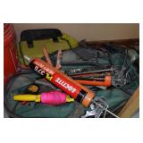 Assorted Hardware - Caulk Guns, Tool Bag, Power Tools Assorted Hardware - Caulk Guns, Tool Bag, Power Tools