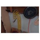 Assorted Saw Blades and Air Hose Assorted Saw Blades and Air Hose