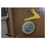 Assorted Saw Blades and Air Hose Assorted Saw Blades and Air Hose