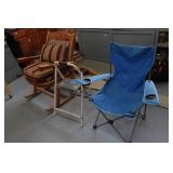 Camp Chair, Step Stool and Rocking Chair Camp Chair, Step Stool and Rocking Chair