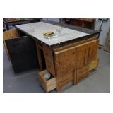 Work Bench with Assorted Hardware - Staplers, Clamps Work Bench with Assorted Hardware - Staplers, Clamps