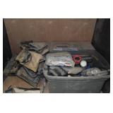 Work Bench with Assorted Hardware - Staplers, Clamps Work Bench with Assorted Hardware - Staplers, Clamps