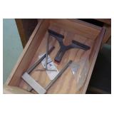 Work Bench with Assorted Hardware - Staplers, Clamps Work Bench with Assorted Hardware - Staplers, Clamps