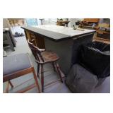Work Bench with Assorted Hardware - Staplers, Clamps Work Bench with Assorted Hardware - Staplers, Clamps