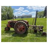 Case DC Tractor with Massey Harris Sickle Mower Case DC Tractor with Massey Harris Sickle Mower