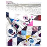 Summer Fragrance Quilt Hand Stitched 86" X 99" Summer Fragrance Quilt Hand Stitched 86" X 99"