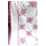 Two Twin Rose of Sharon Quilts Hand Stitched Reversable 72" X 96" Each Two Twin Rose of Sharon Quilts Hand Stitched Reversable 72" X 96" Each