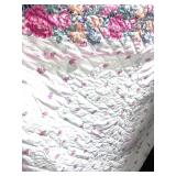 Two Twin Rose of Sharon Quilts Hand Stitched Reversable 72" X 96" Each Two Twin Rose of Sharon Quilts Hand Stitched Reversable 72" X 96" Each