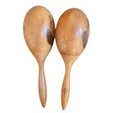 Vintage Mexican Maracas and Hugh Tracey Kalimba Set Vintage Mexican Maracas and Hugh Tracey Kalimba Set