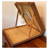 Vintage Editing Table with Light, Magnifier, and Carrying Case Vintage Editing Table with Light, Magnifier, and Carrying Case