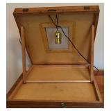 Vintage Editing Table with Light, Magnifier, and Carrying Case Vintage Editing Table with Light, Magnifier, and Carrying Case