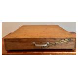 Vintage Editing Table with Light, Magnifier, and Carrying Case Vintage Editing Table with Light, Magnifier, and Carrying Case