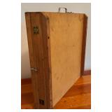 Vintage Editing Table with Light, Magnifier, and Carrying Case Vintage Editing Table with Light, Magnifier, and Carrying Case