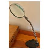 Vintage Editing Table with Light, Magnifier, and Carrying Case Vintage Editing Table with Light, Magnifier, and Carrying Case