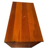 Vintage Wooden Desk with 3 Drawers and Filing Drawer Vintage Wooden Desk with 3 Drawers and Filing Drawer