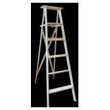 Vintage Wooden Decor Ladder 68 Inches Tall Vintage Wooden Decor Ladder 68 Inches Tall