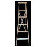 Vintage Wooden Decor Ladder 68 Inches Tall Vintage Wooden Decor Ladder 68 Inches Tall