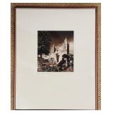 Framed Sepia San Felipe De Neri Albuquerque Limited Edition Print 1/12 Framed Sepia San Felipe De Neri Albuquerque Limited Edition Print 1/12