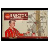 Vintage Gilbert Erector Musical Ferris Wheel Set No. 10073 with Accessories Vintage Gilbert Erector Musical Ferris Wheel Set No. 10073 with Accessories