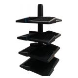 Pair of Vintage 1980s Rotating CD Carousel Towers, 12 Inch Each Pair of Vintage 1980s Rotating CD Carousel Towers, 12 Inch Each