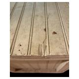 Vintage Wooden Storage Box with Hinged Lid Vintage Wooden Storage Box with Hinged Lid