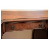 Vintage Carved Mahogany Writing Desk Vintage Carved Mahogany Writing Desk
