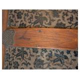Antique Metal Dome Top Steamer Trunk Antique Metal Dome Top Steamer Trunk