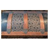 Antique Metal Dome Top Steamer Trunk Antique Metal Dome Top Steamer Trunk