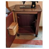 Olympia Treadle Sewing Machine and Cabinet Olympia Treadle Sewing Machine and Cabinet