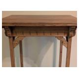 Eastlake Carved Wood Side Table Eastlake Carved Wood Side Table