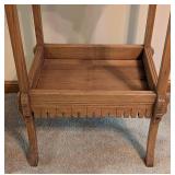 Eastlake Carved Wood Side Table Eastlake Carved Wood Side Table