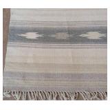Ortega Navajo Woven Wool Accent Rug and Table Runner Ortega Navajo Woven Wool Accent Rug and Table Runner