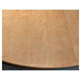 Round Blonde Wood Dining Table Round Blonde Wood Dining Table