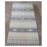 Ortega Navajo Woven Wool Accent Rug and Table Runner Ortega Navajo Woven Wool Accent Rug and Table Runner
