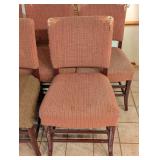 Vintage Upholstered Side Chair Set Vintage Upholstered Side Chair Set