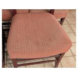 Vintage Upholstered Side Chair Set Vintage Upholstered Side Chair Set