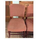 Vintage Upholstered Side Chair Set Vintage Upholstered Side Chair Set