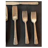 Vintage Silver Belle Silver Plated Flatware Set Vintage Silver Belle Silver Plated Flatware Set