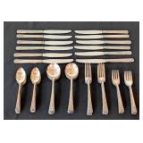 Vintage Silver Belle Silver Plated Flatware Set Vintage Silver Belle Silver Plated Flatware Set