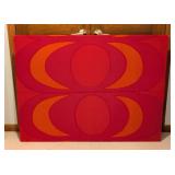 Very Large Framed Maija Isola Kaivo Fabric Very Large Framed Maija Isola Kaivo Fabric