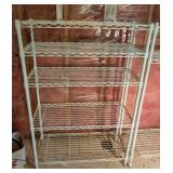 Pair of Metal Wire Storage Shelves Pair of Metal Wire Storage Shelves