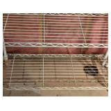 Pair of Metal Wire Storage Shelves Pair of Metal Wire Storage Shelves