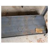 Pair of Grey Metal Storage Shelves Pair of Grey Metal Storage Shelves