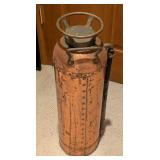 Vintage Empire Copper Fire Extinguisher Vintage Empire Copper Fire Extinguisher