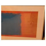 Framed Rothko Style Print Framed Rothko Style Print