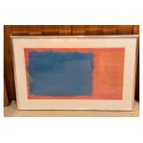 Framed Rothko Style Print Framed Rothko Style Print