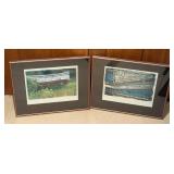 Pair of John A. Olson Framed Boat Photographic Prints Pair of John A. Olson Framed Boat Photographic Prints