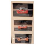 Framed Race Car Photographs by John A. Olson Framed Race Car Photographs by John A. Olson